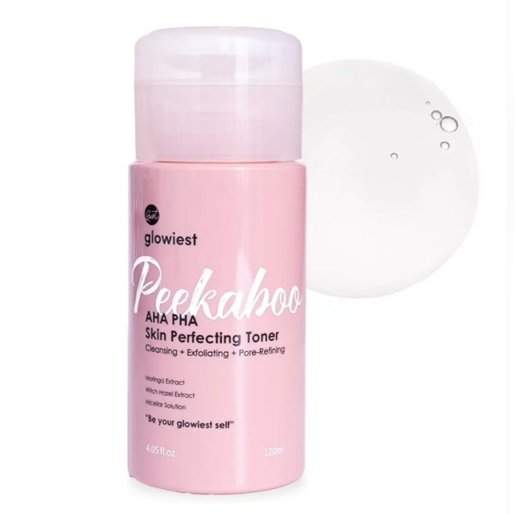 Glowiest Peekaboo Skin Perfecting Toner AHA PHA 4.05fl Oz BNIB